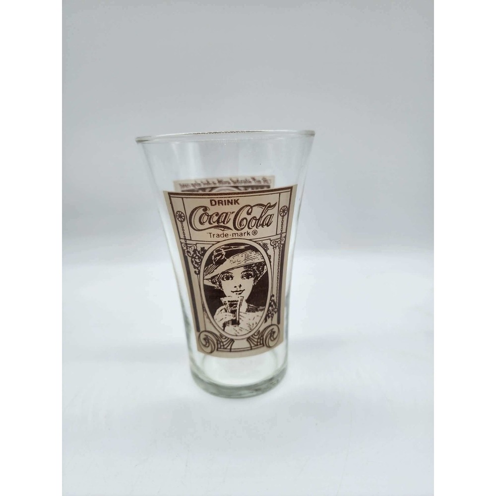 Vintage Coca-Cola Carl's Jr 40th Anniversary Glass Hot Dog Cart 1941-1981 Brown
